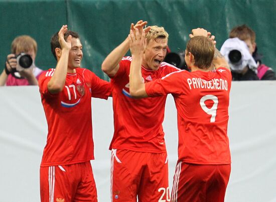 Russia beats Serbia 1-0 in friendly football match