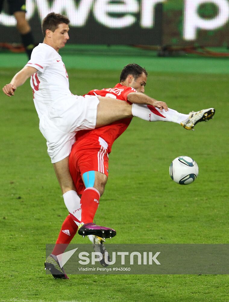Russia beats Serbia 1-0 in friendly football match