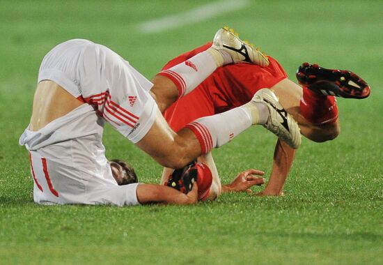 Russia beats Serbia 1-0 in friendly football match