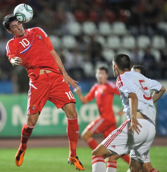 Russia's 2nd football squad vs. youth team friendly match