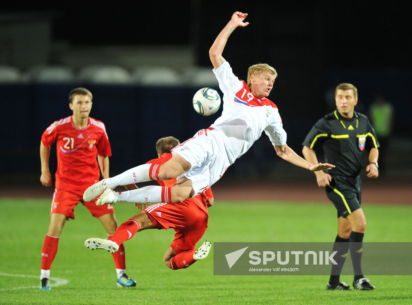 Russia's 2nd football squad vs. youth team friendly match
