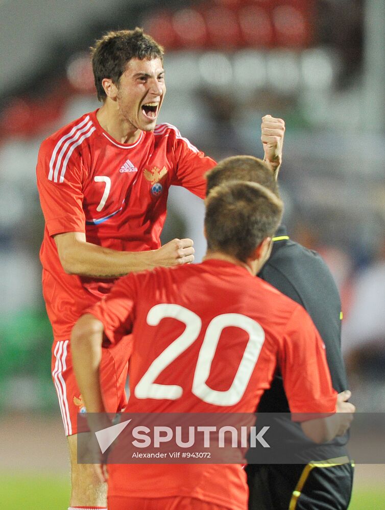 Russia's 2nd football squad vs. youth team friendly match