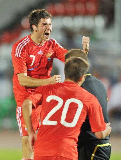 Russia's 2nd football squad vs. youth team friendly match