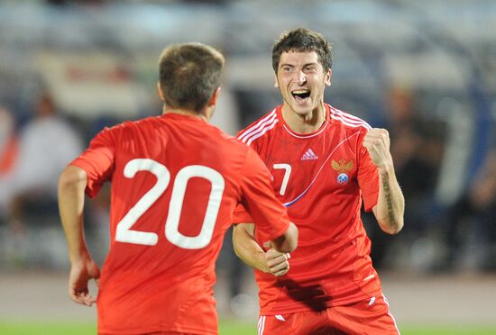Russia's 2nd football squad vs. youth team friendly match