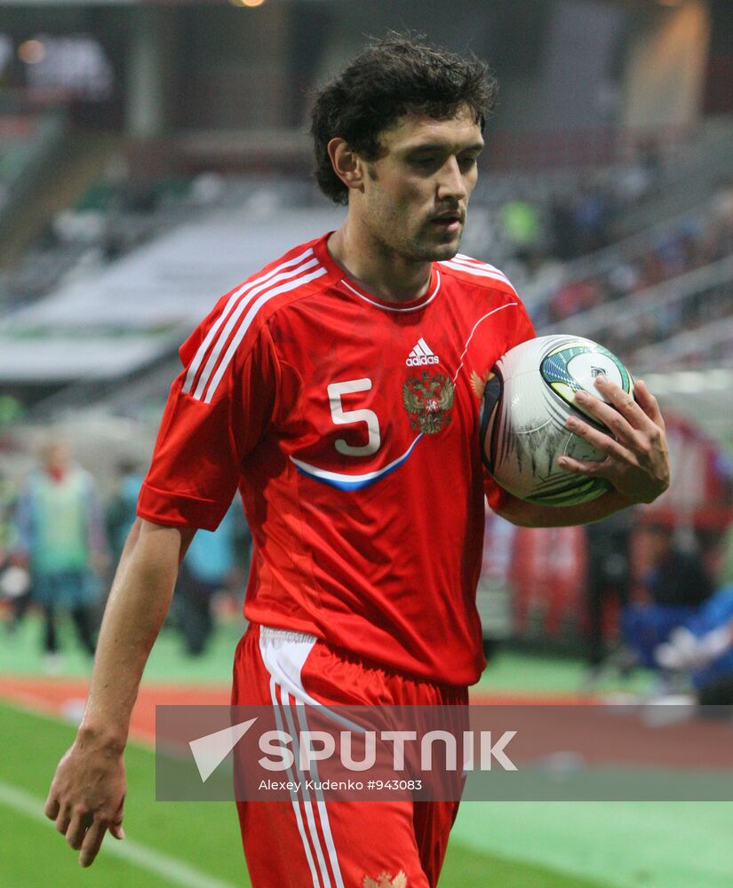 Russia beats Serbia 1-0 in friendly football match
