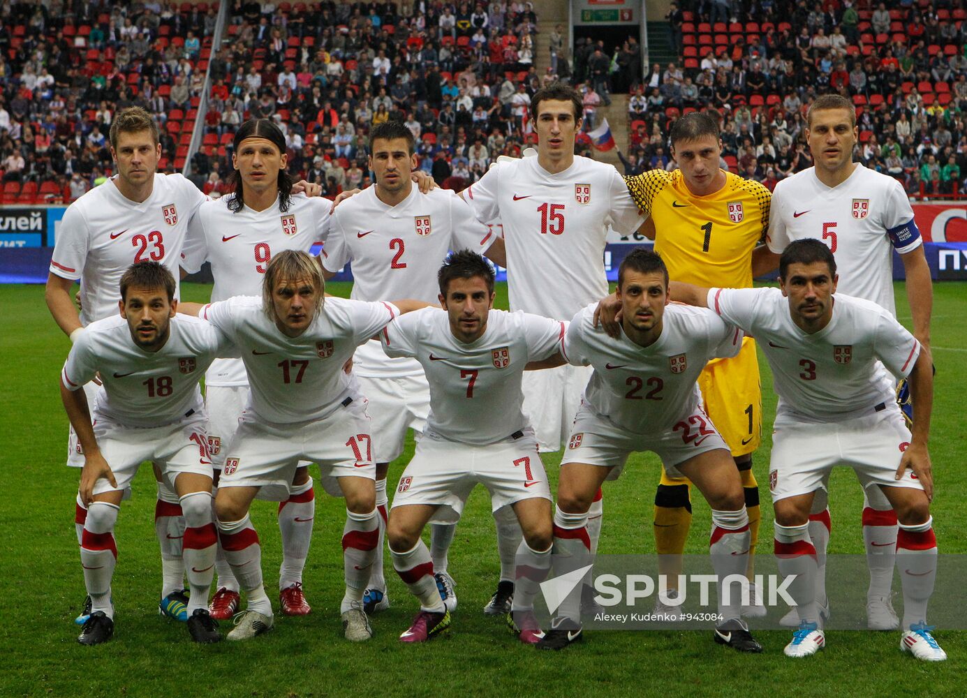 Russia beats Serbia 1-0 in friendly football match