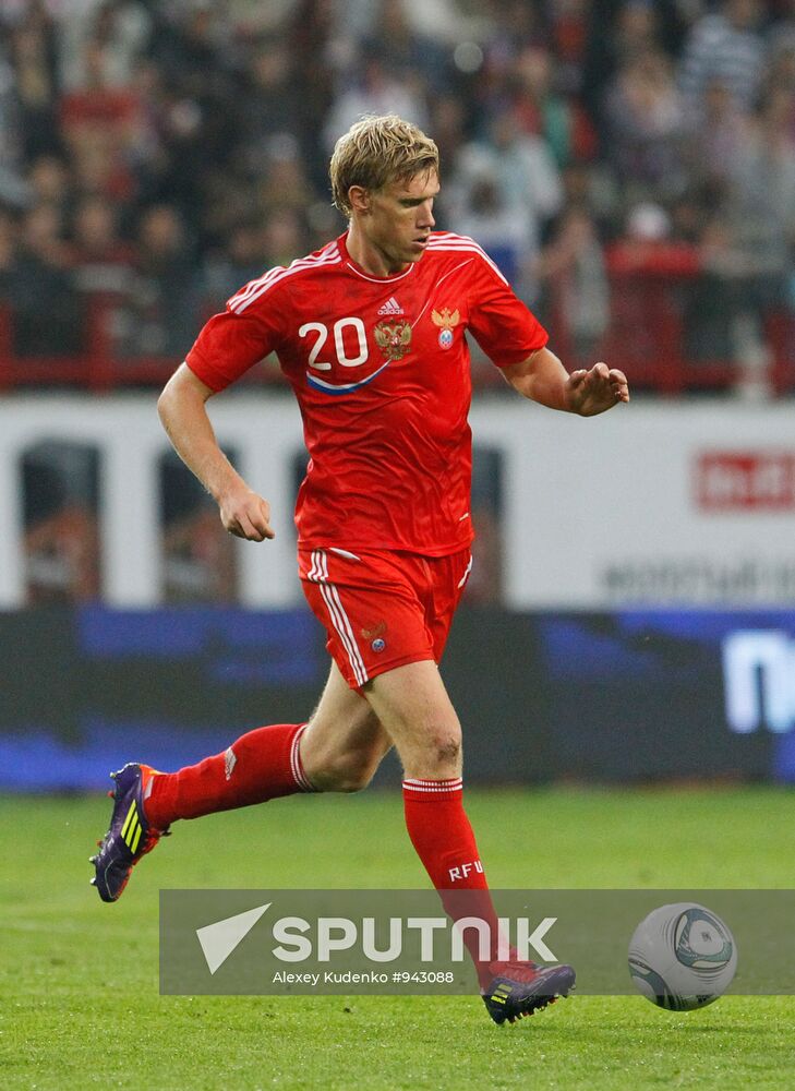 Russia beats Serbia 1-0 in friendly football match