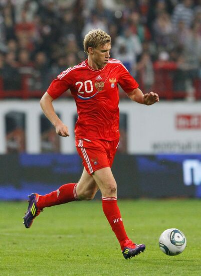 Russia beats Serbia 1-0 in friendly football match