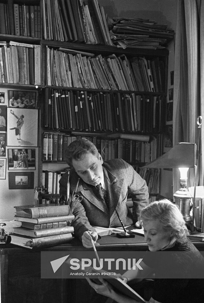Lyubov Orlova and Grigory Alexandrov