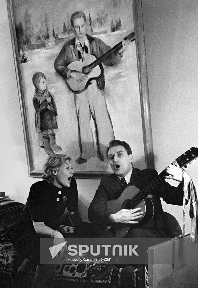 Lyubov Orlova and Grigory Alexandrov