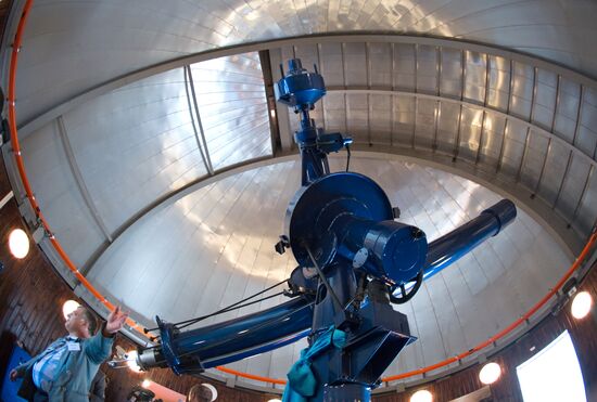 Opening of Moscow Planetarium's big star hall