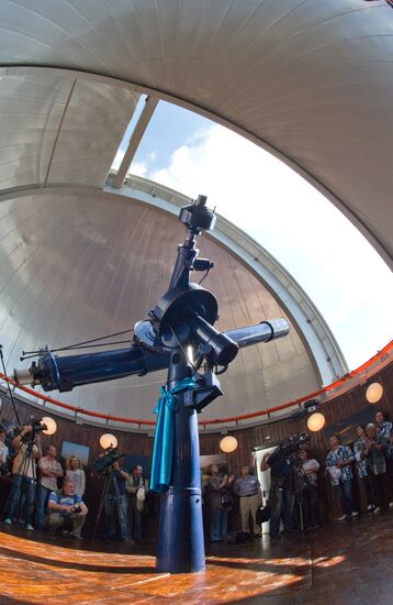 Opening of Moscow Planetarium's big star hall