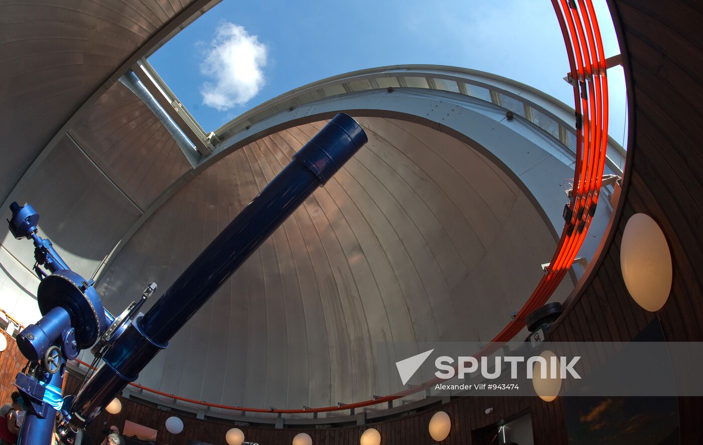 Opening of Moscow Planetarium's big star hall