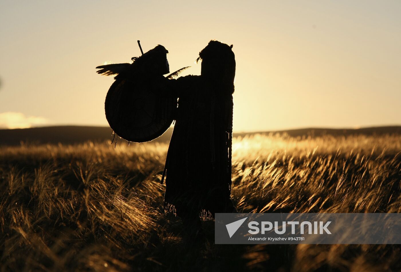 Tuva people's supreme shaman performs grand ritual