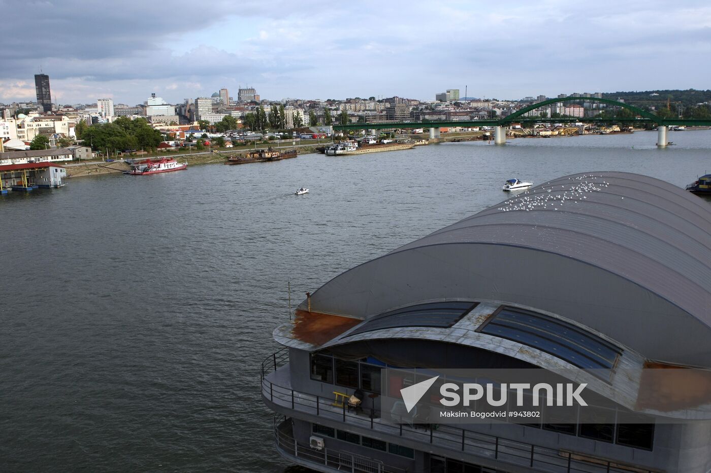 View of Belgrade from Sava river