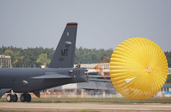 B 52 bomber arrives for MAKS 2011 air show