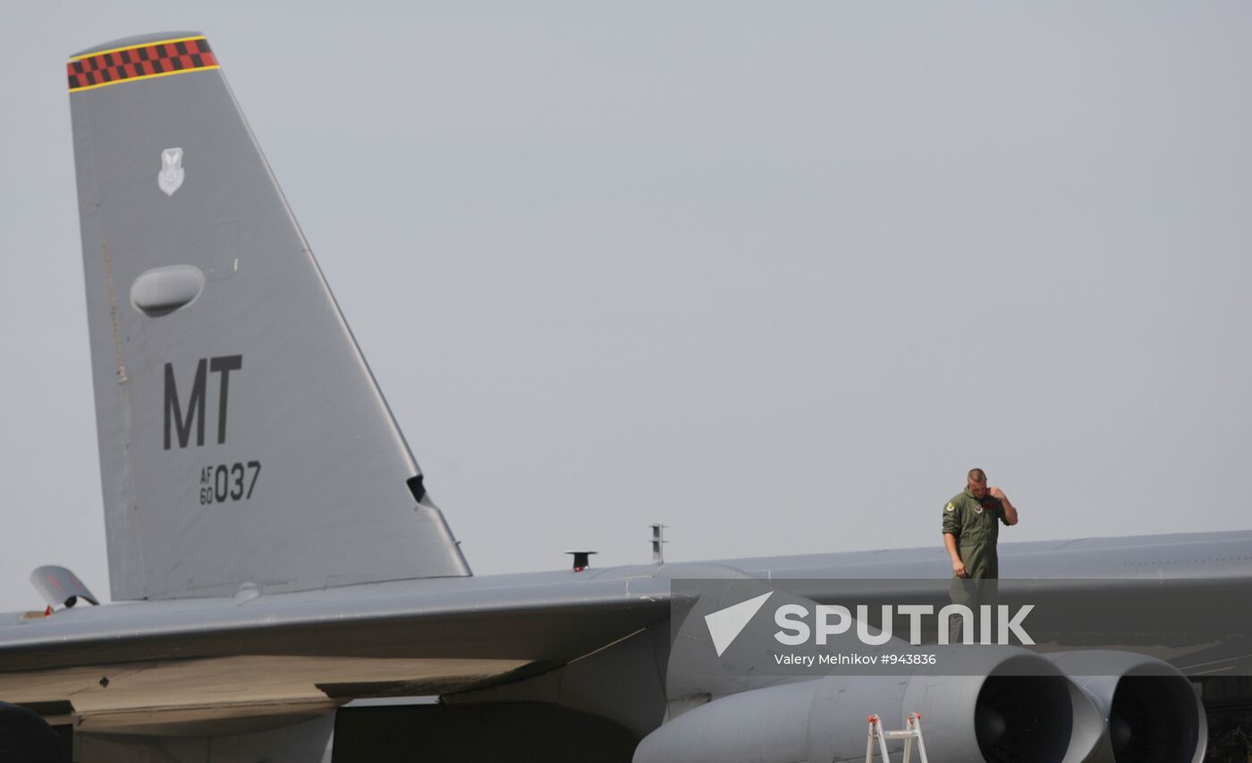 B 52 bomber arrives for MAKS 2011 air show