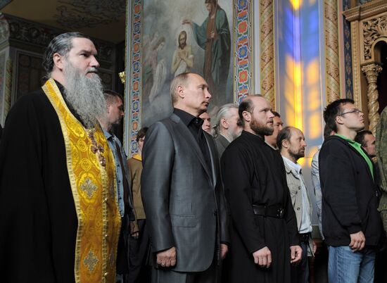 Vladimir Putin visits Valaam Monastery