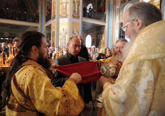 Vladimir Putin visits Valaam Monastery