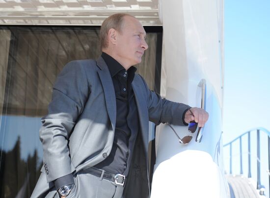 Vladimir Putin visits Valaam Monastery