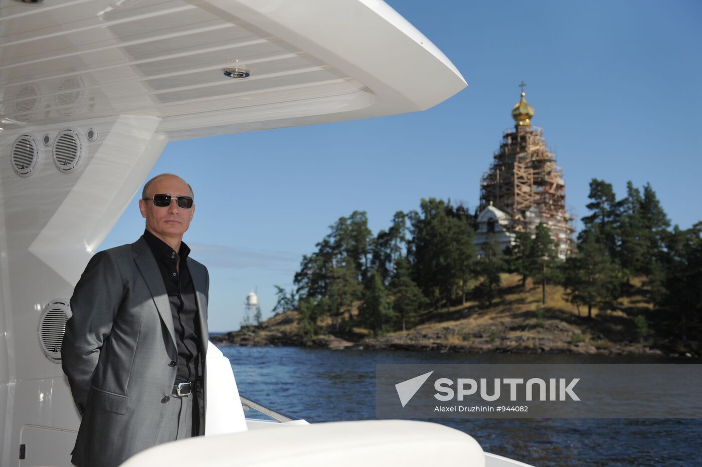 Vladimir Putin visits Valaam Monastery
