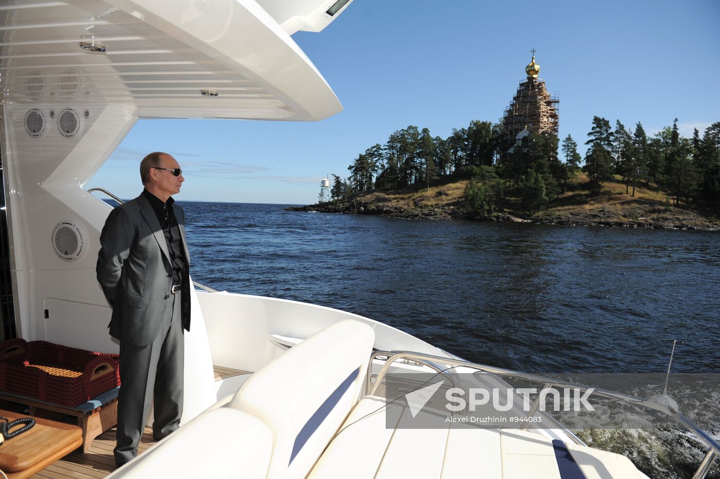 Vladimir Putin visits Valaam Monastery
