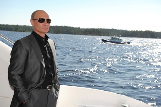 Vladimir Putin visits Valaam Monastery