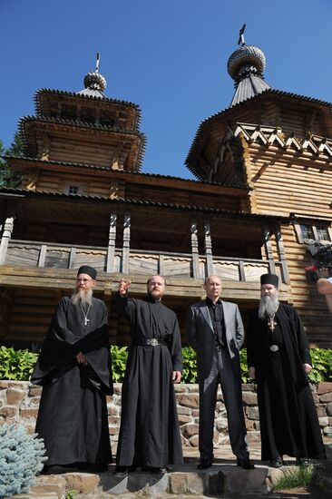 Vladimir Putin visits Valaam Monastery