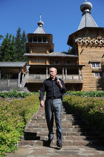 Vladimir Putin visits Valaam Monastery