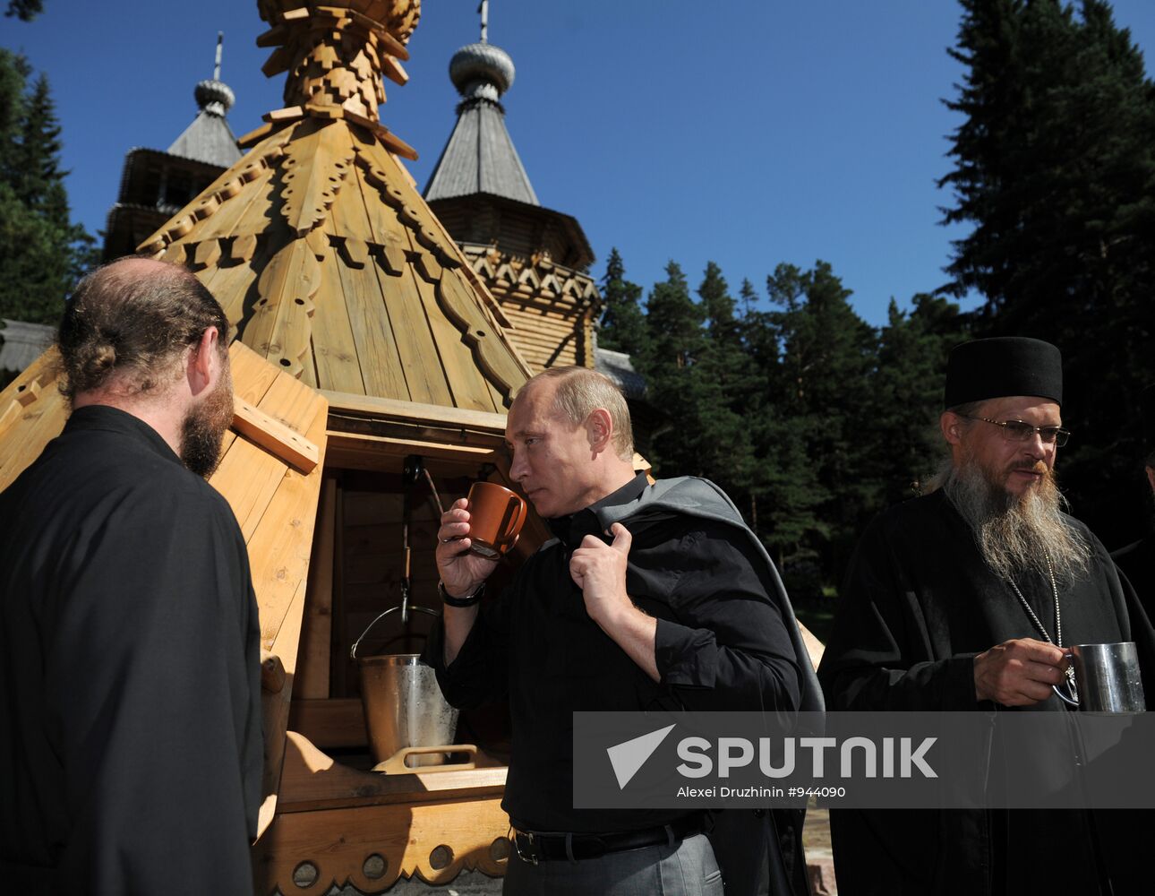 Vladimir Putin visits Valaam Monastery