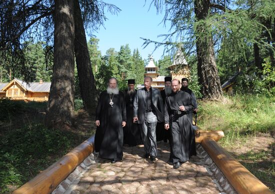 Vladimir Putin visits Valaam Monastery