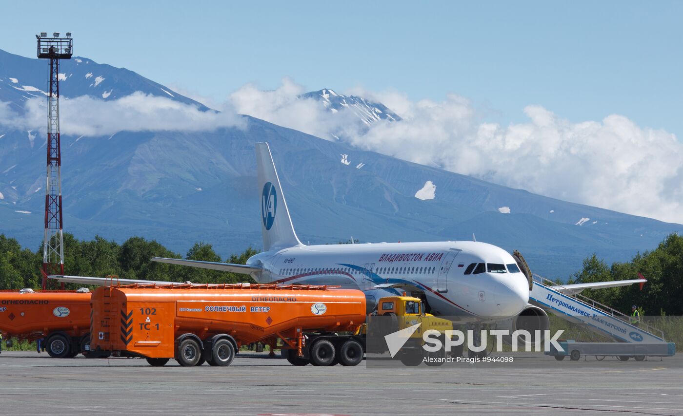 Yelizovo airport, Kamchatka