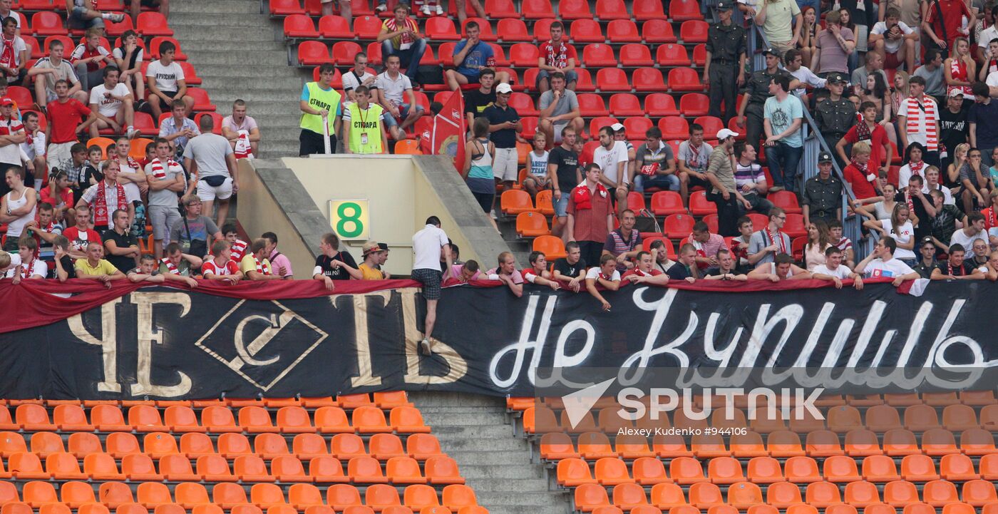 Russian Football Premier League. Spartak Moscow vs. Anzhi