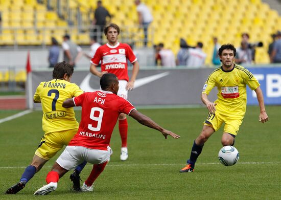 Russian Football Premier League. Spartak Moscow vs. Anzhi