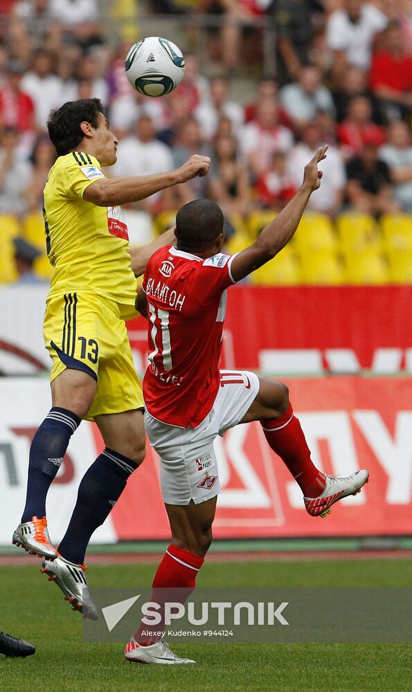 Russian Football Premier League. Spartak Moscow vs. Anzhi