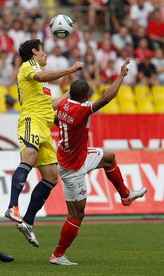 Russian Football Premier League. Spartak Moscow vs. Anzhi