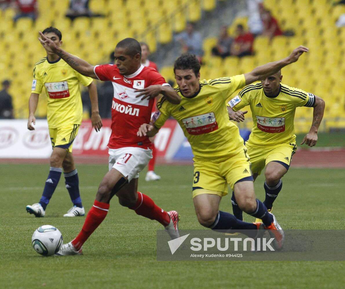 Russian Football Premier League. Spartak Moscow vs. Anzhi