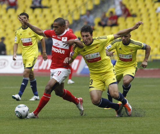 Russian Football Premier League. Spartak Moscow vs. Anzhi