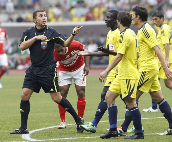 Russian Football Premier League. Spartak Moscow vs. Anzhi