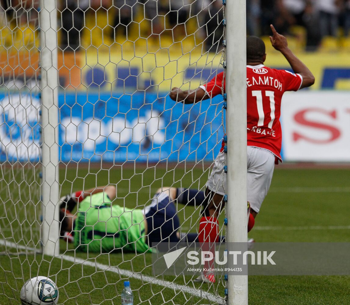 Russian Football Premier League. Spartak Moscow vs. Anzhi