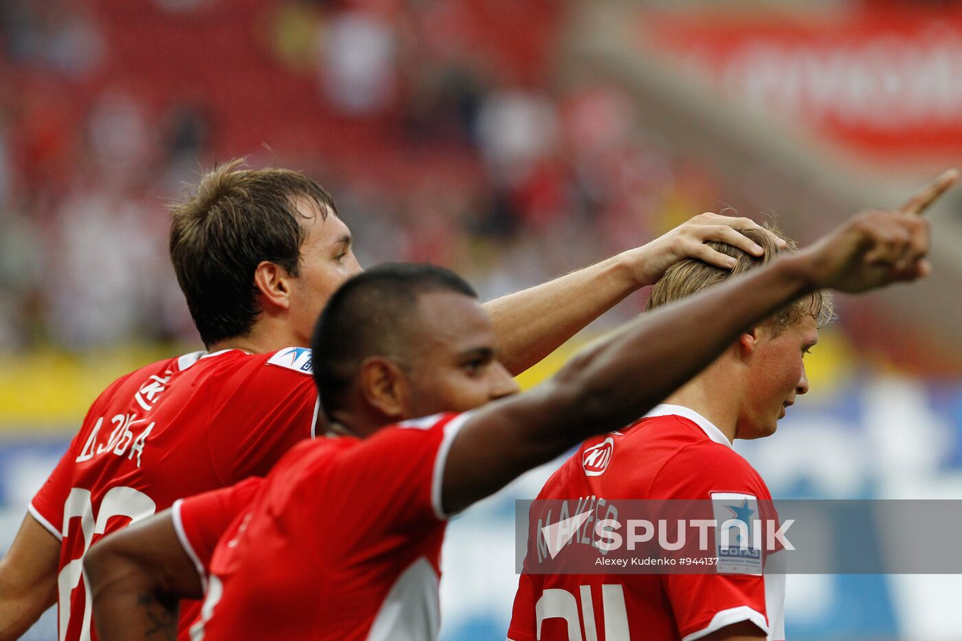 Russian Football Premier League. Spartak Moscow vs. Anzhi