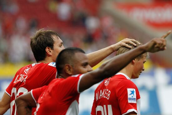 Russian Football Premier League. Spartak Moscow vs. Anzhi