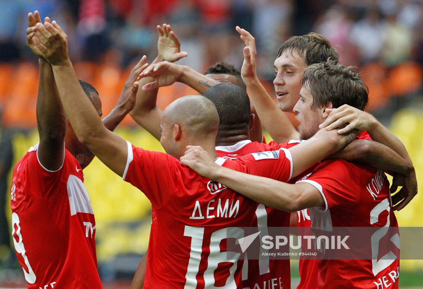 Russian Football Premier League. Spartak Moscow vs. Anzhi