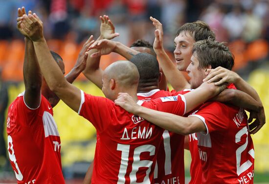 Russian Football Premier League. Spartak Moscow vs. Anzhi