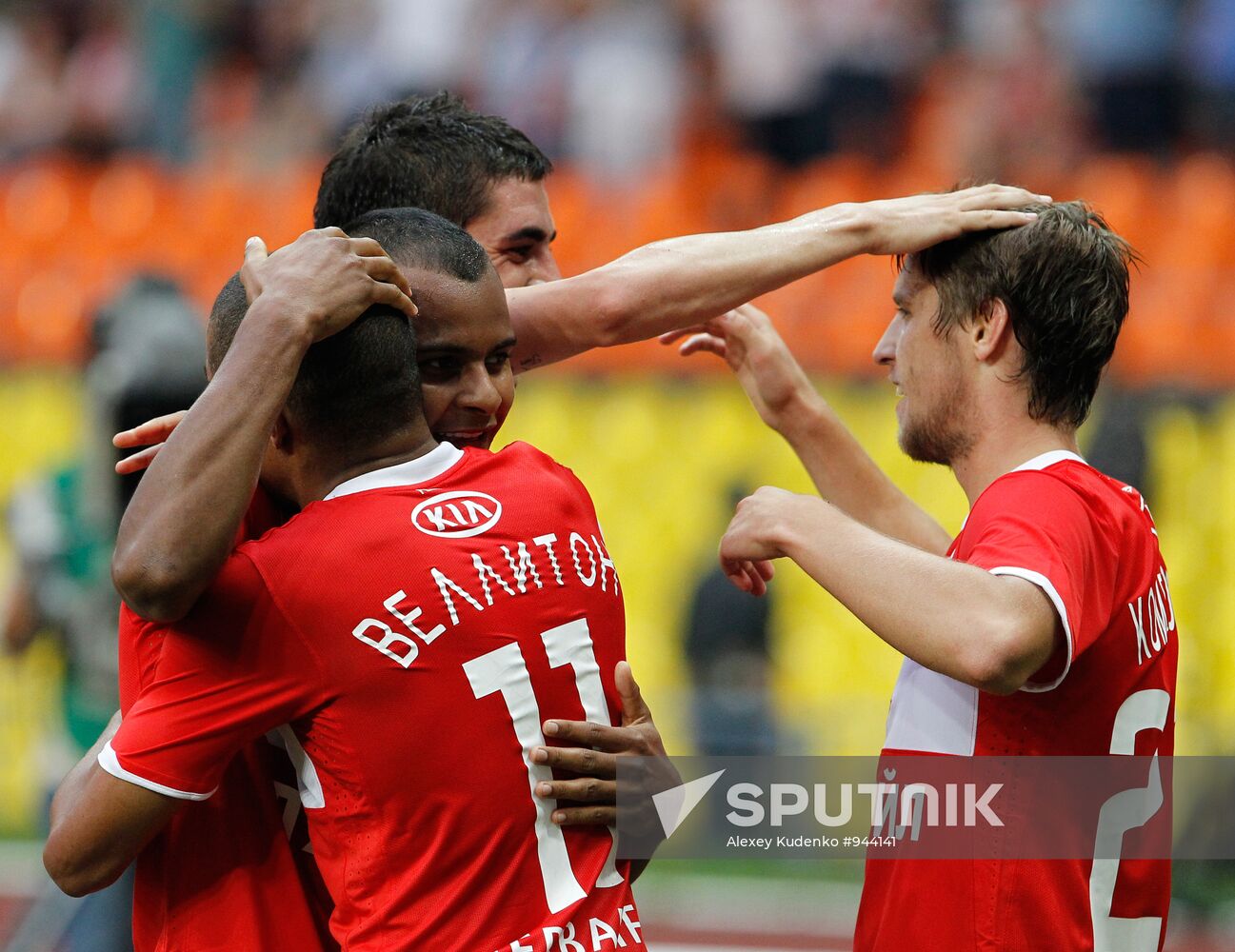 Russian Football Premier League. Spartak Moscow vs. Anzhi