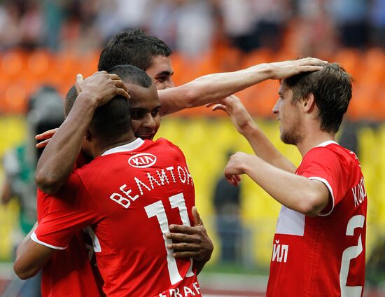 Russian Football Premier League. Spartak Moscow vs. Anzhi