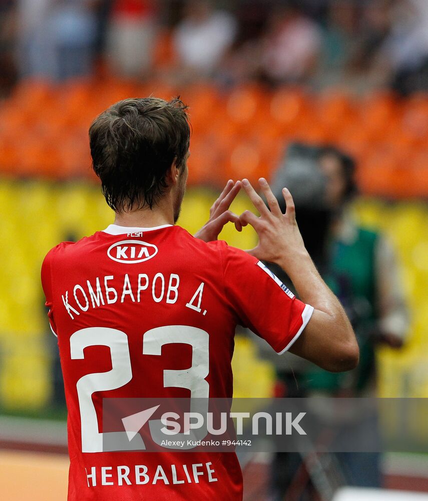 Russian Football Premier League. Spartak Moscow vs. Anzhi
