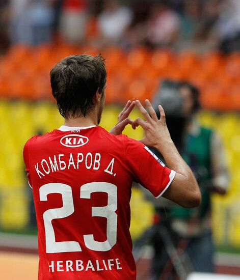 Russian Football Premier League. Spartak Moscow vs. Anzhi