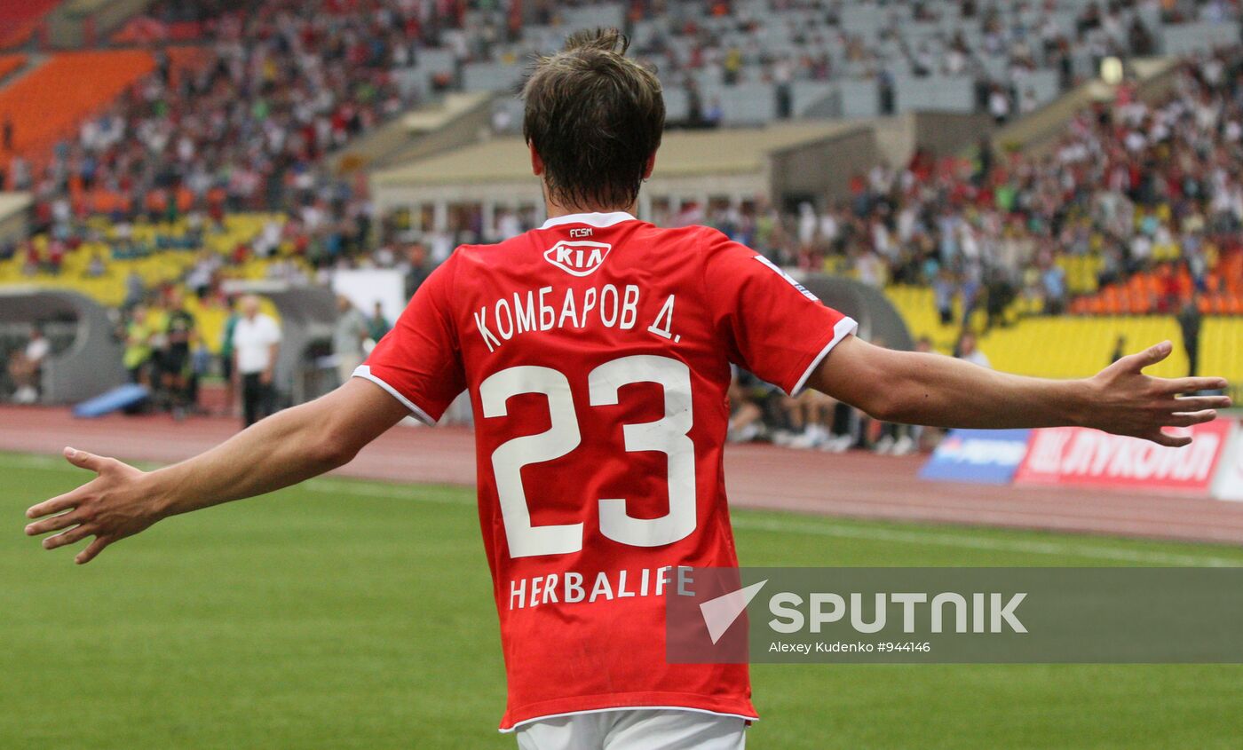 Russian Football Premier League. Spartak Moscow vs. Anzhi