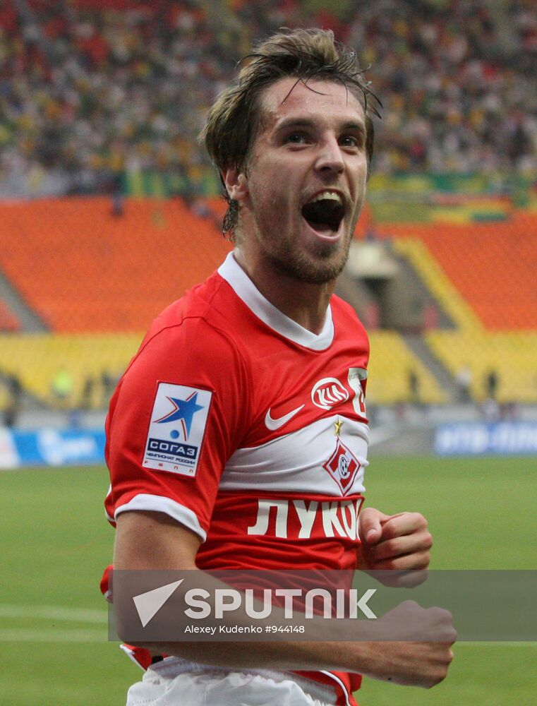 Russian Football Premier League. Spartak Moscow vs. Anzhi